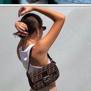 Fendi zucca baguette